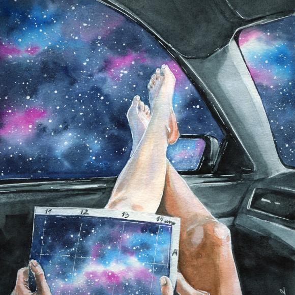 Driving through the Universe
